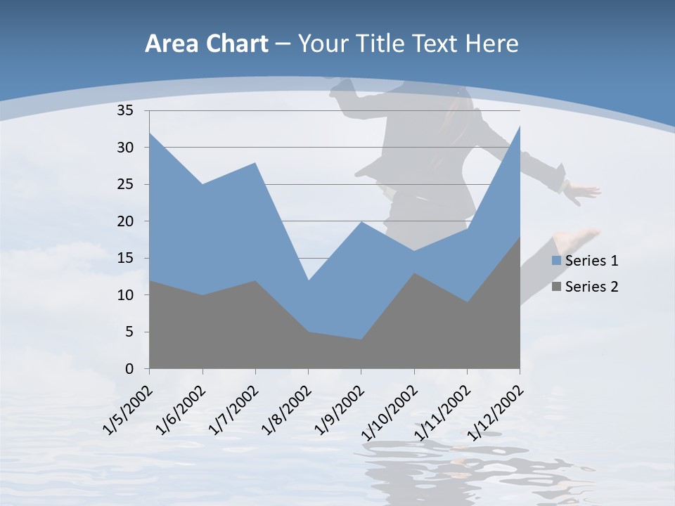 Entrepreneur Active Enjoyment PowerPoint Template