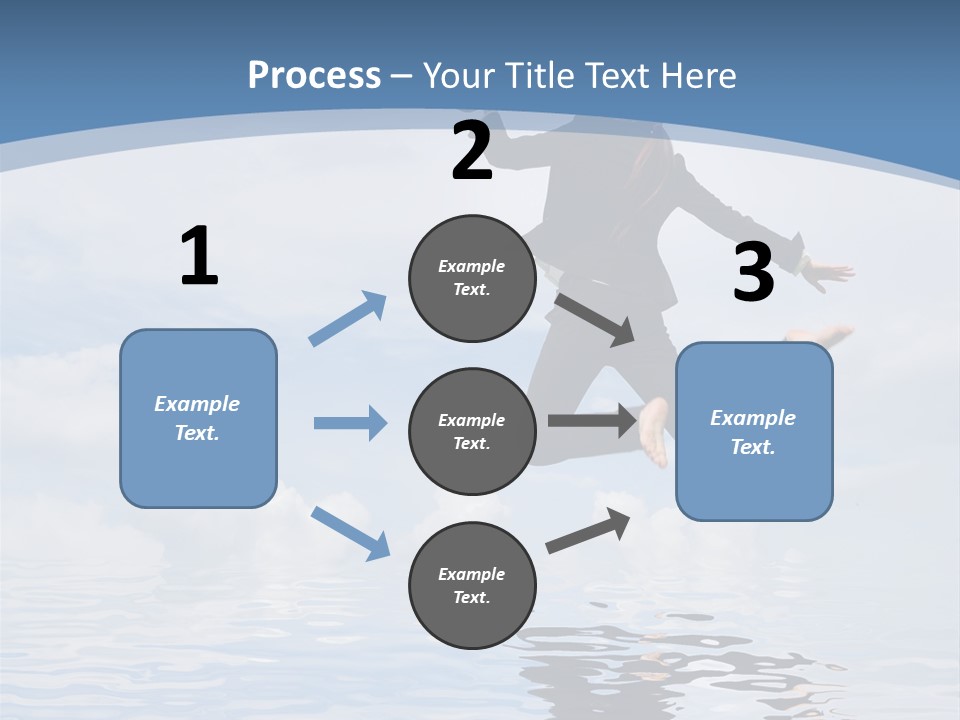 Entrepreneur Active Enjoyment PowerPoint Template