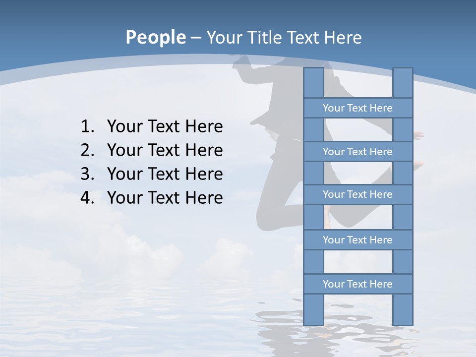 Entrepreneur Active Enjoyment PowerPoint Template