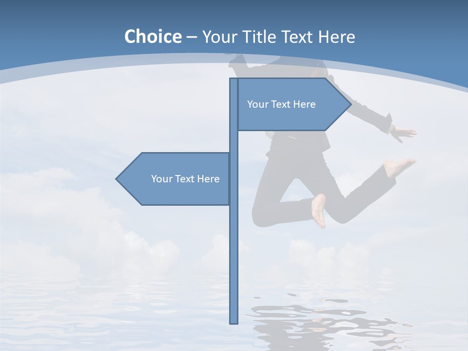Entrepreneur Active Enjoyment PowerPoint Template
