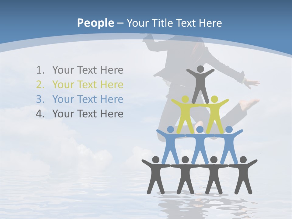 Entrepreneur Active Enjoyment PowerPoint Template