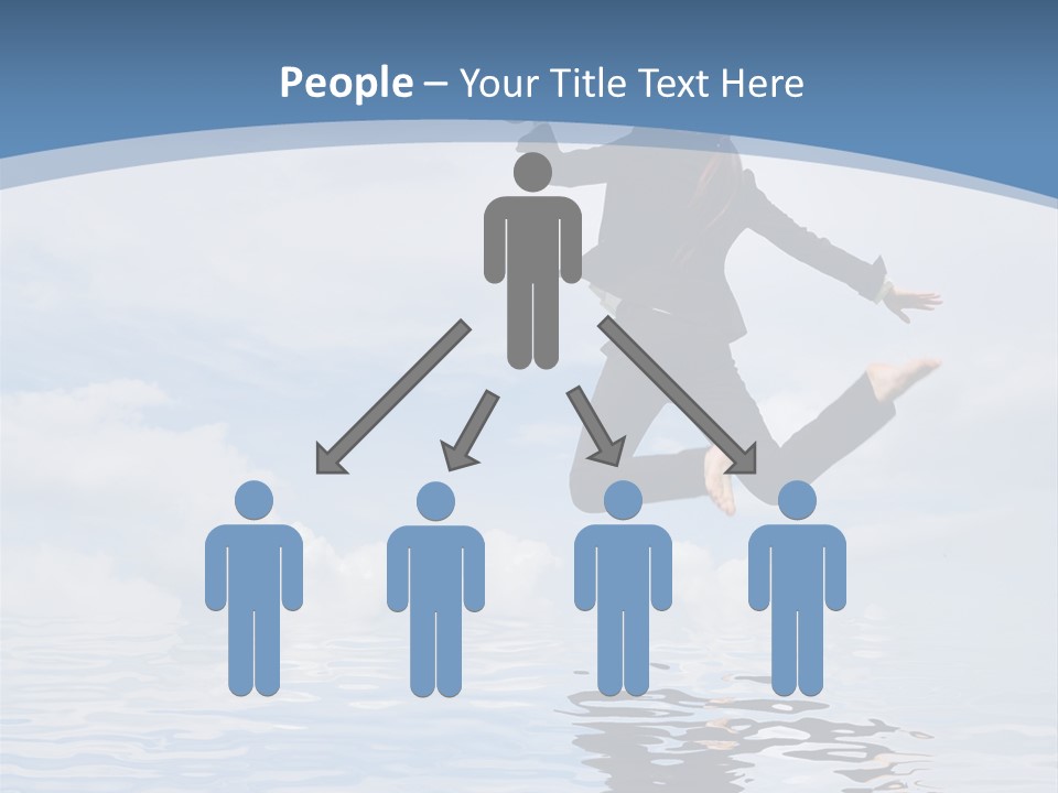 Entrepreneur Active Enjoyment PowerPoint Template