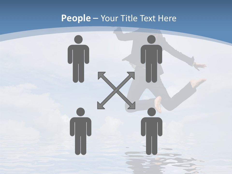 Entrepreneur Active Enjoyment PowerPoint Template