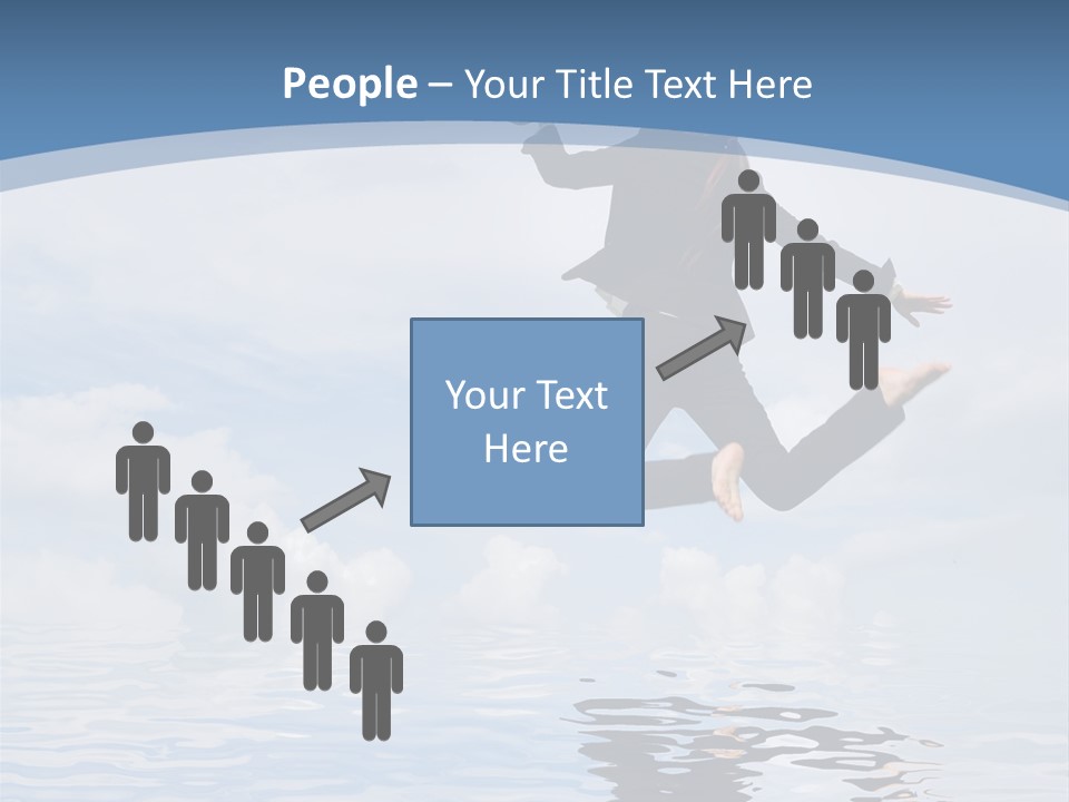 Entrepreneur Active Enjoyment PowerPoint Template