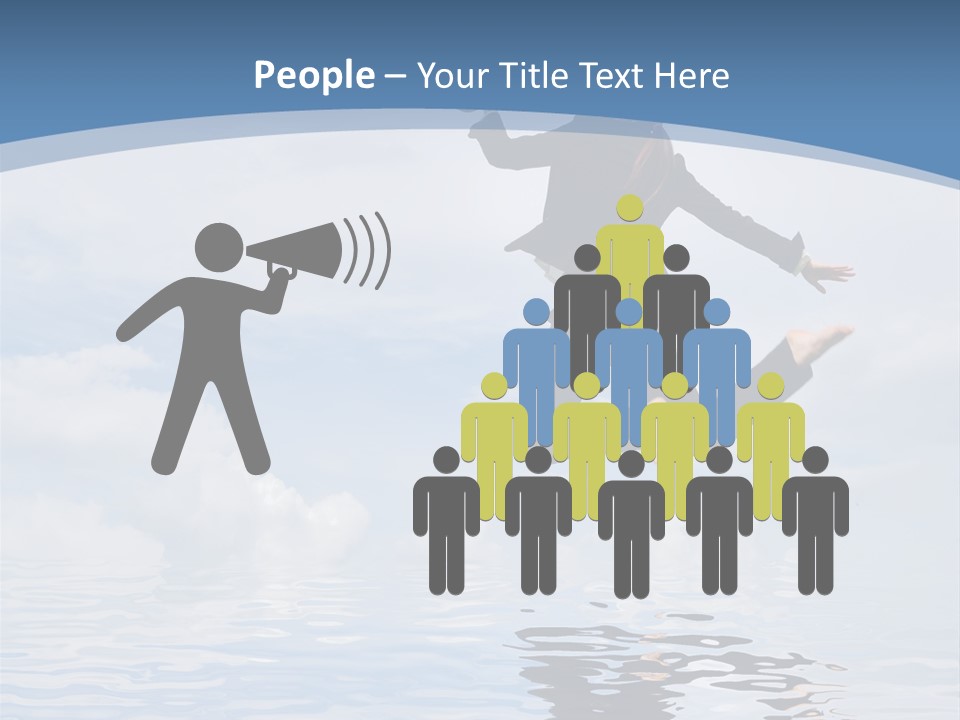 Entrepreneur Active Enjoyment PowerPoint Template