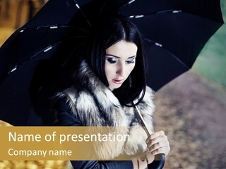 Hair Grass Sweater PowerPoint Template