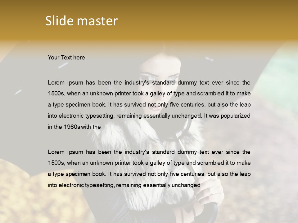 Hair Grass Sweater PowerPoint Template