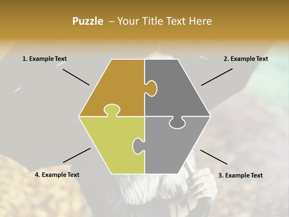 Hair Grass Sweater PowerPoint Template