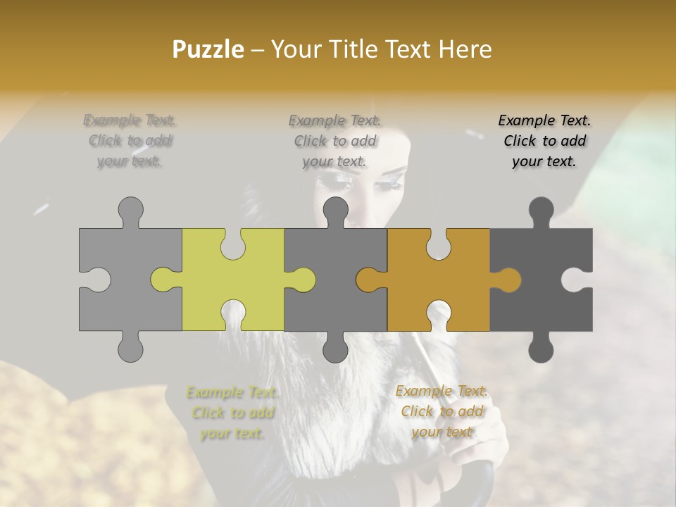 Hair Grass Sweater PowerPoint Template