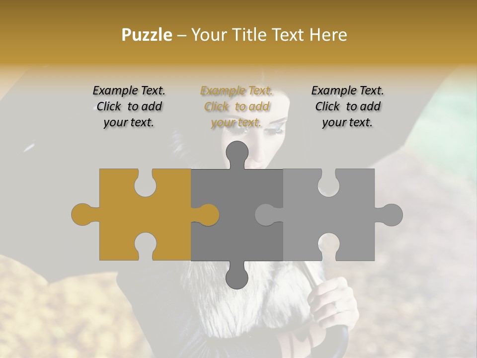 Hair Grass Sweater PowerPoint Template