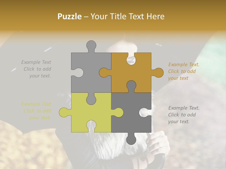 Hair Grass Sweater PowerPoint Template