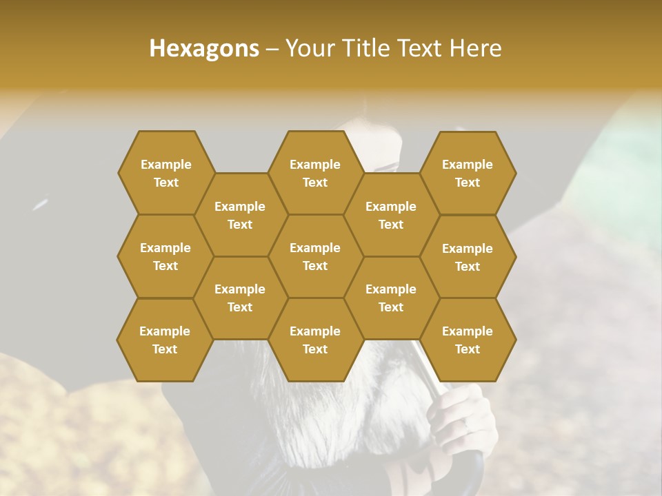 Hair Grass Sweater PowerPoint Template