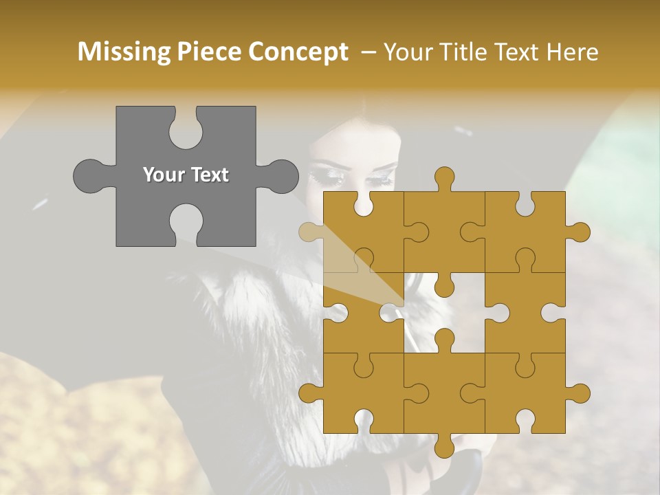 Hair Grass Sweater PowerPoint Template