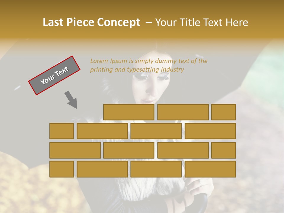 Hair Grass Sweater PowerPoint Template