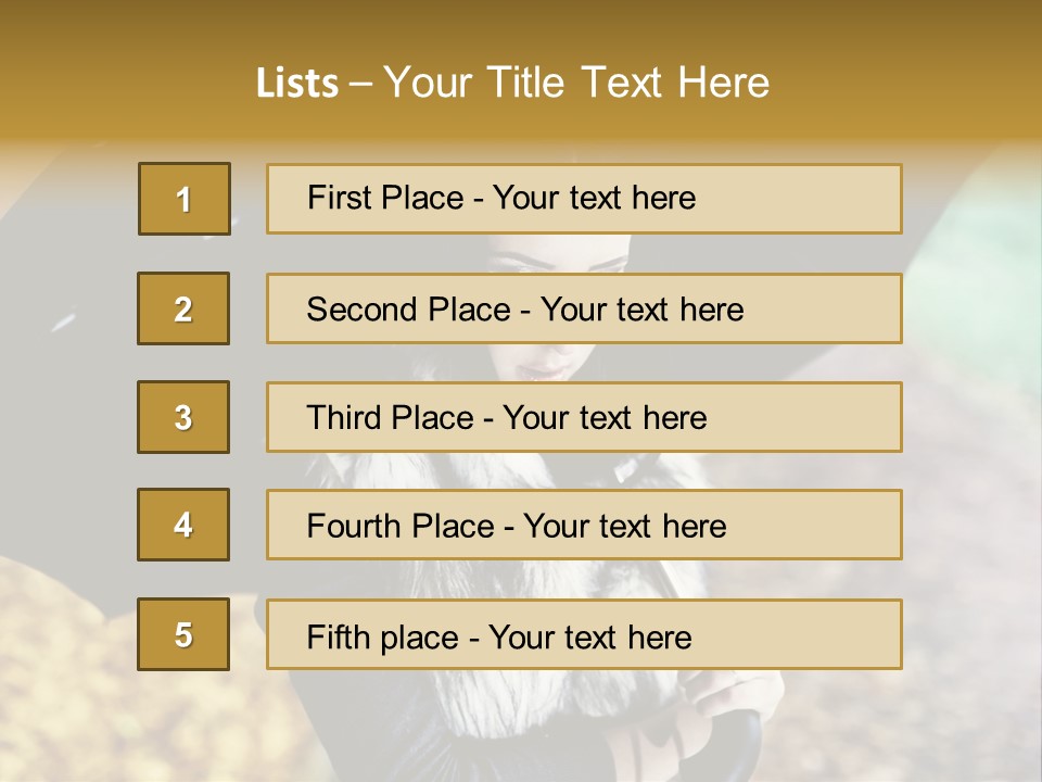 Hair Grass Sweater PowerPoint Template