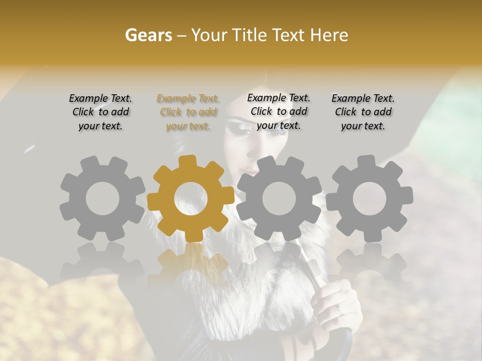 Hair Grass Sweater PowerPoint Template