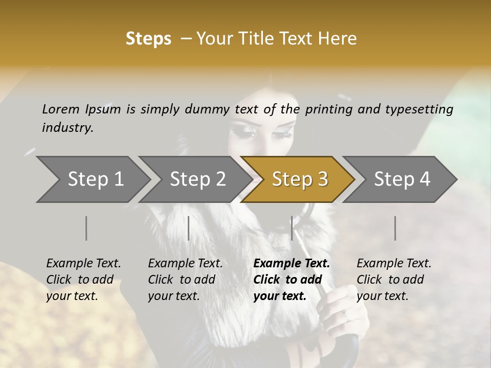 Hair Grass Sweater PowerPoint Template