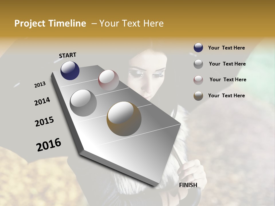 Hair Grass Sweater PowerPoint Template