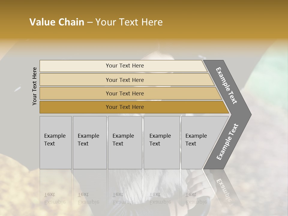 Hair Grass Sweater PowerPoint Template