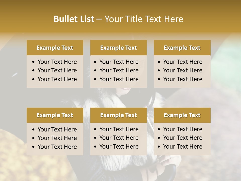 Hair Grass Sweater PowerPoint Template