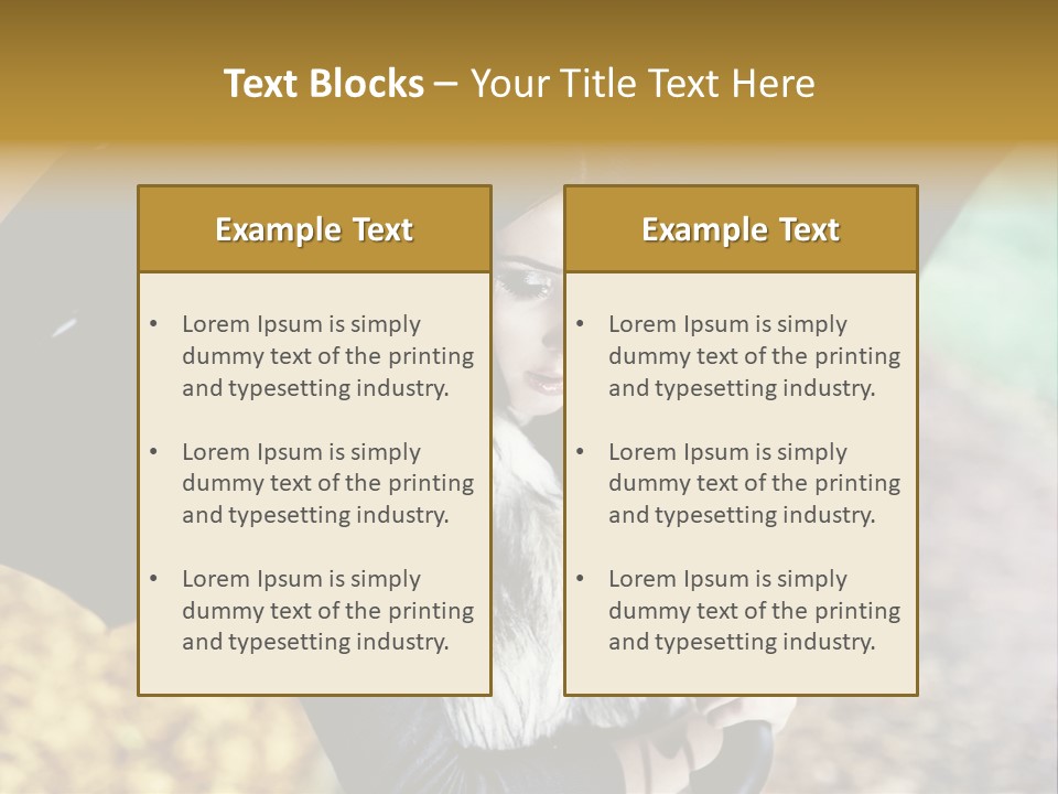 Hair Grass Sweater PowerPoint Template