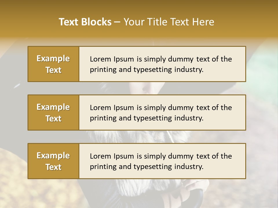 Hair Grass Sweater PowerPoint Template