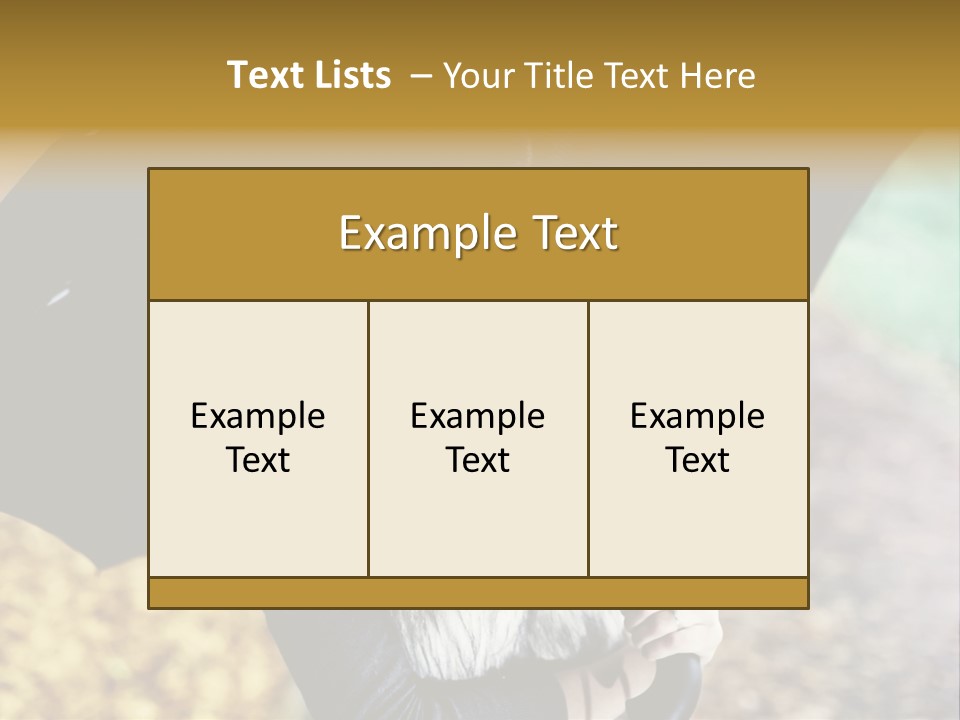 Hair Grass Sweater PowerPoint Template