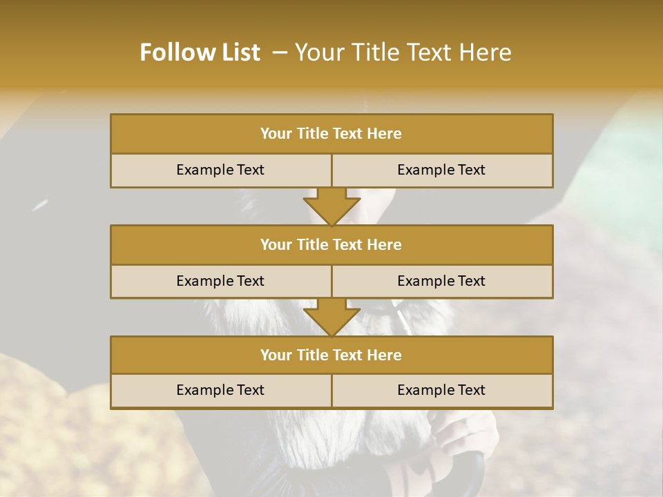 Hair Grass Sweater PowerPoint Template