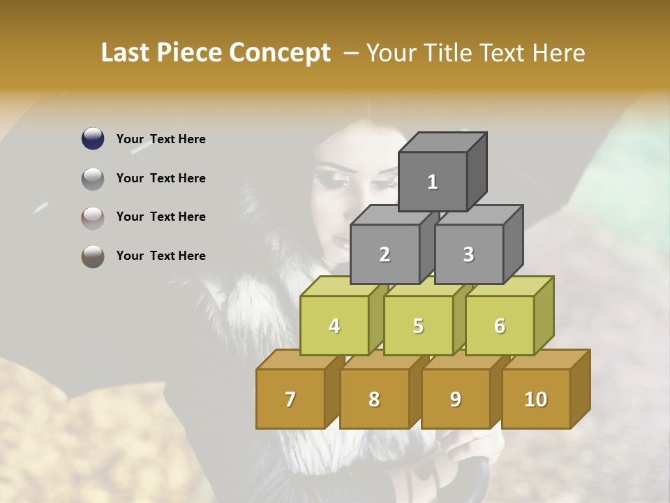 Hair Grass Sweater PowerPoint Template