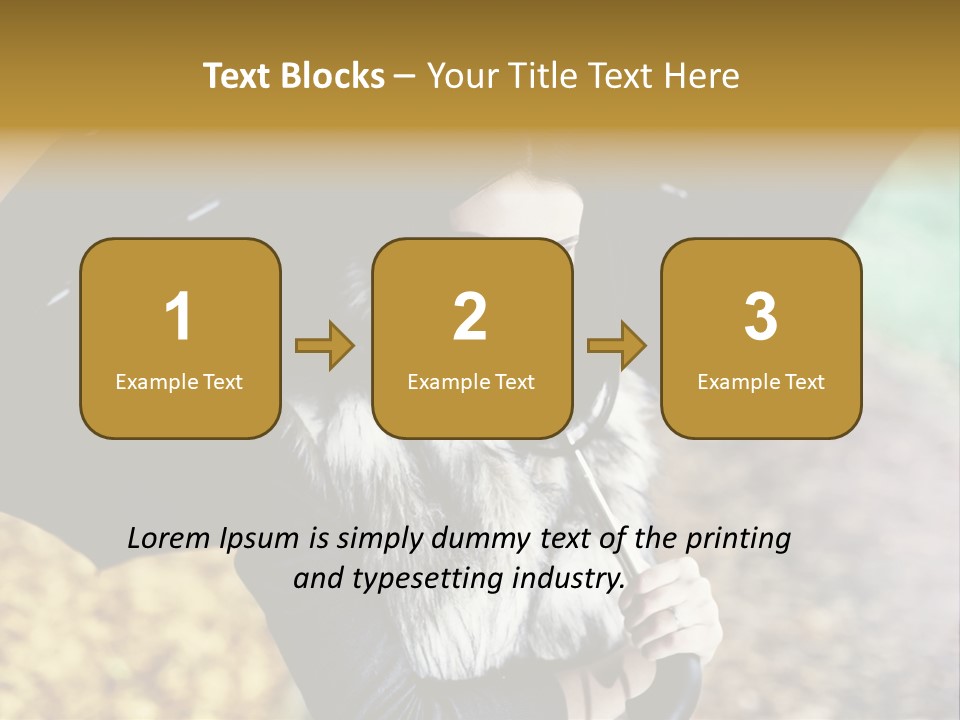 Hair Grass Sweater PowerPoint Template