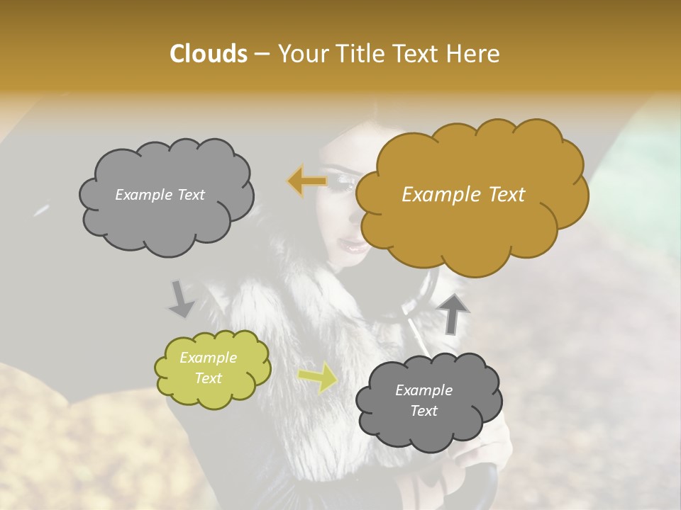 Hair Grass Sweater PowerPoint Template