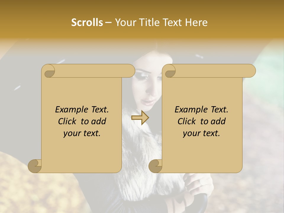 Hair Grass Sweater PowerPoint Template