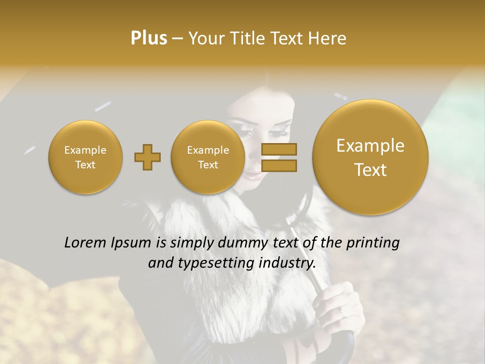 Hair Grass Sweater PowerPoint Template