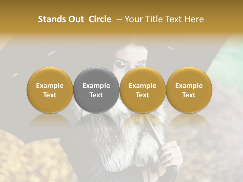 Hair Grass Sweater PowerPoint Template