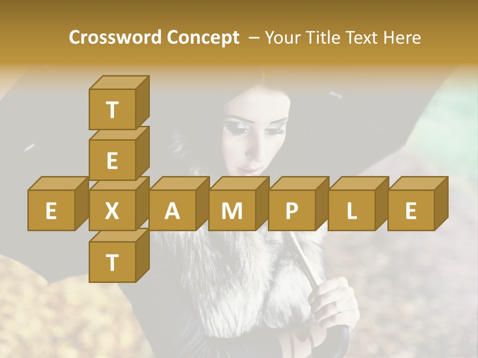 Hair Grass Sweater PowerPoint Template