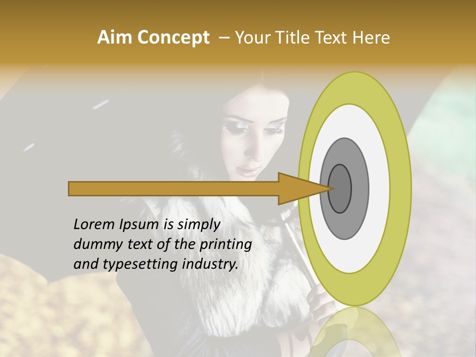 Hair Grass Sweater PowerPoint Template