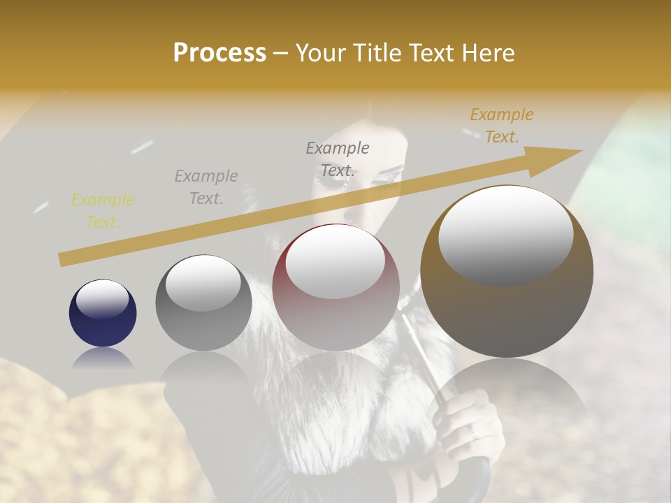 Hair Grass Sweater PowerPoint Template