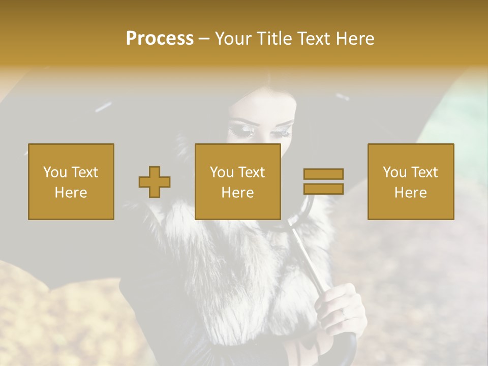 Hair Grass Sweater PowerPoint Template