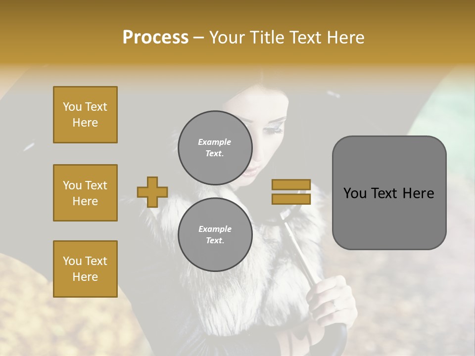 Hair Grass Sweater PowerPoint Template