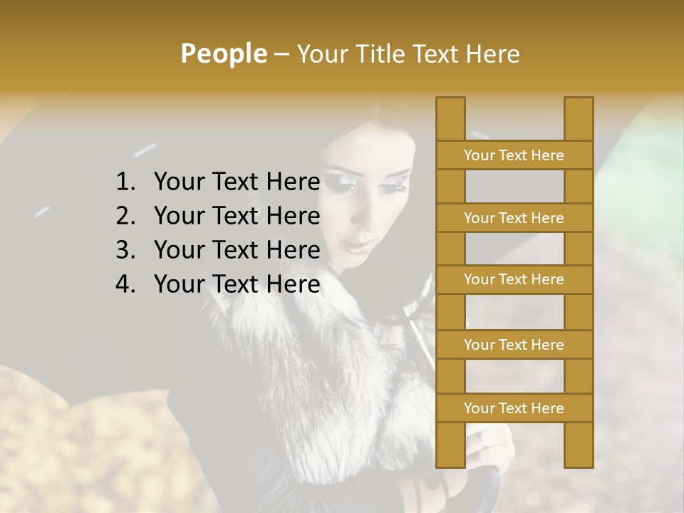 Hair Grass Sweater PowerPoint Template