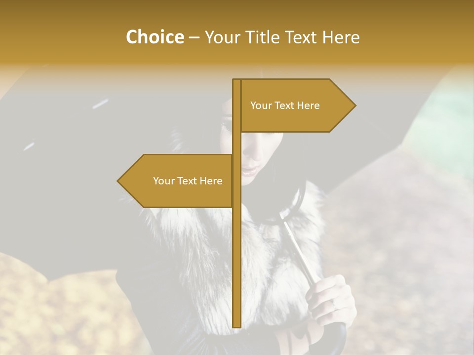 Hair Grass Sweater PowerPoint Template