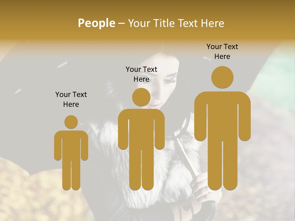 Hair Grass Sweater PowerPoint Template