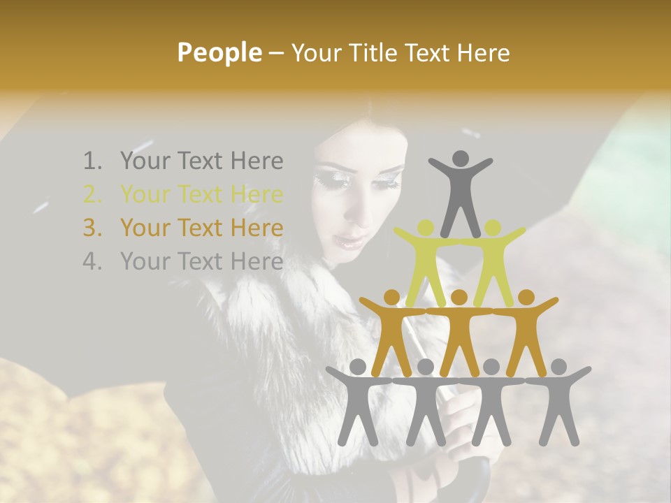 Hair Grass Sweater PowerPoint Template