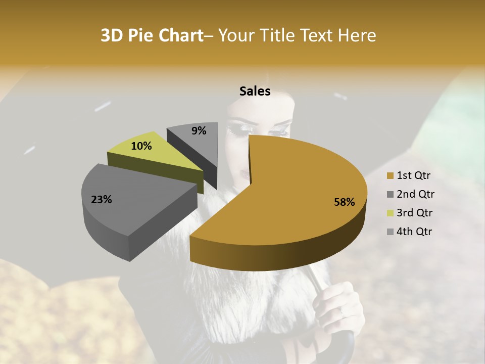 Hair Grass Sweater PowerPoint Template