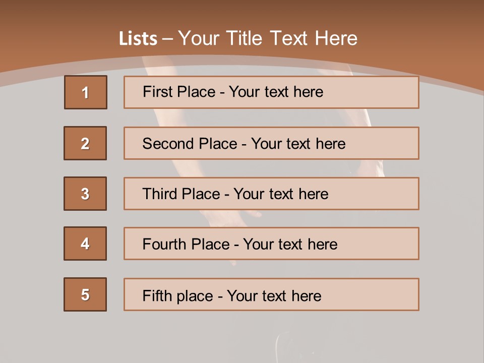 Sexy Emotion Body PowerPoint Template