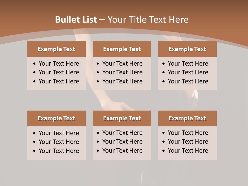 Sexy Emotion Body PowerPoint Template