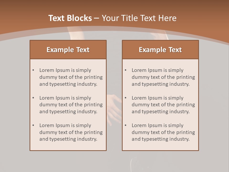 Sexy Emotion Body PowerPoint Template
