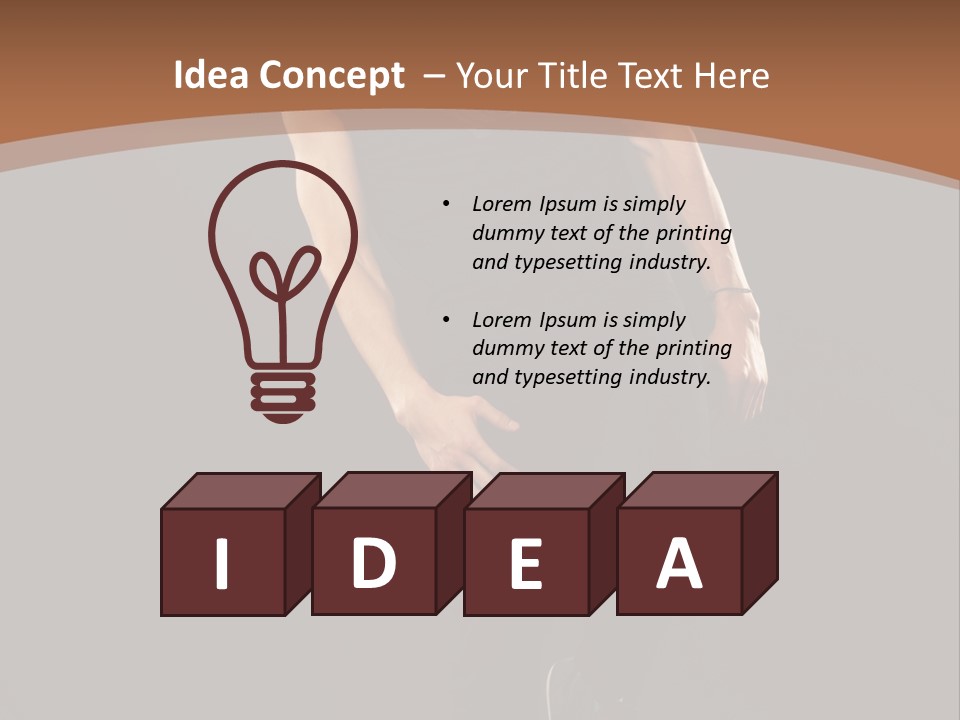 Sexy Emotion Body PowerPoint Template