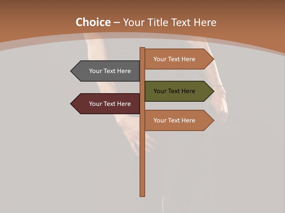 Sexy Emotion Body PowerPoint Template
