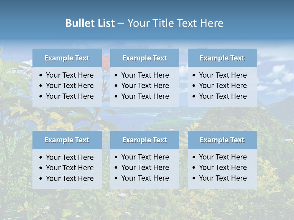 Sunny Coast Recreation PowerPoint Template